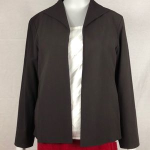 Eileen Fisher Black Buttonless Blazer XS
